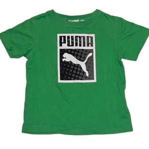 Boys green Puma shirt size 4